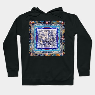 Portuguese folk art Hoodie